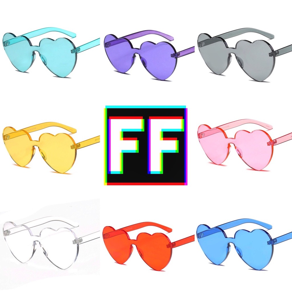 Heart Sunglasses ❤️🧡💛💚💙💜💗